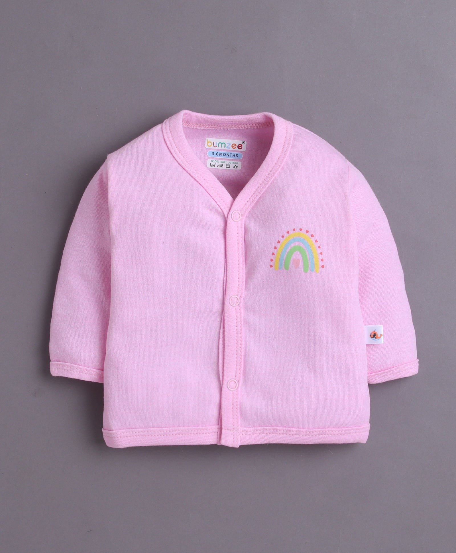 Girls Full Sleeves Jabla Pink & Baby Pink Pack of 3