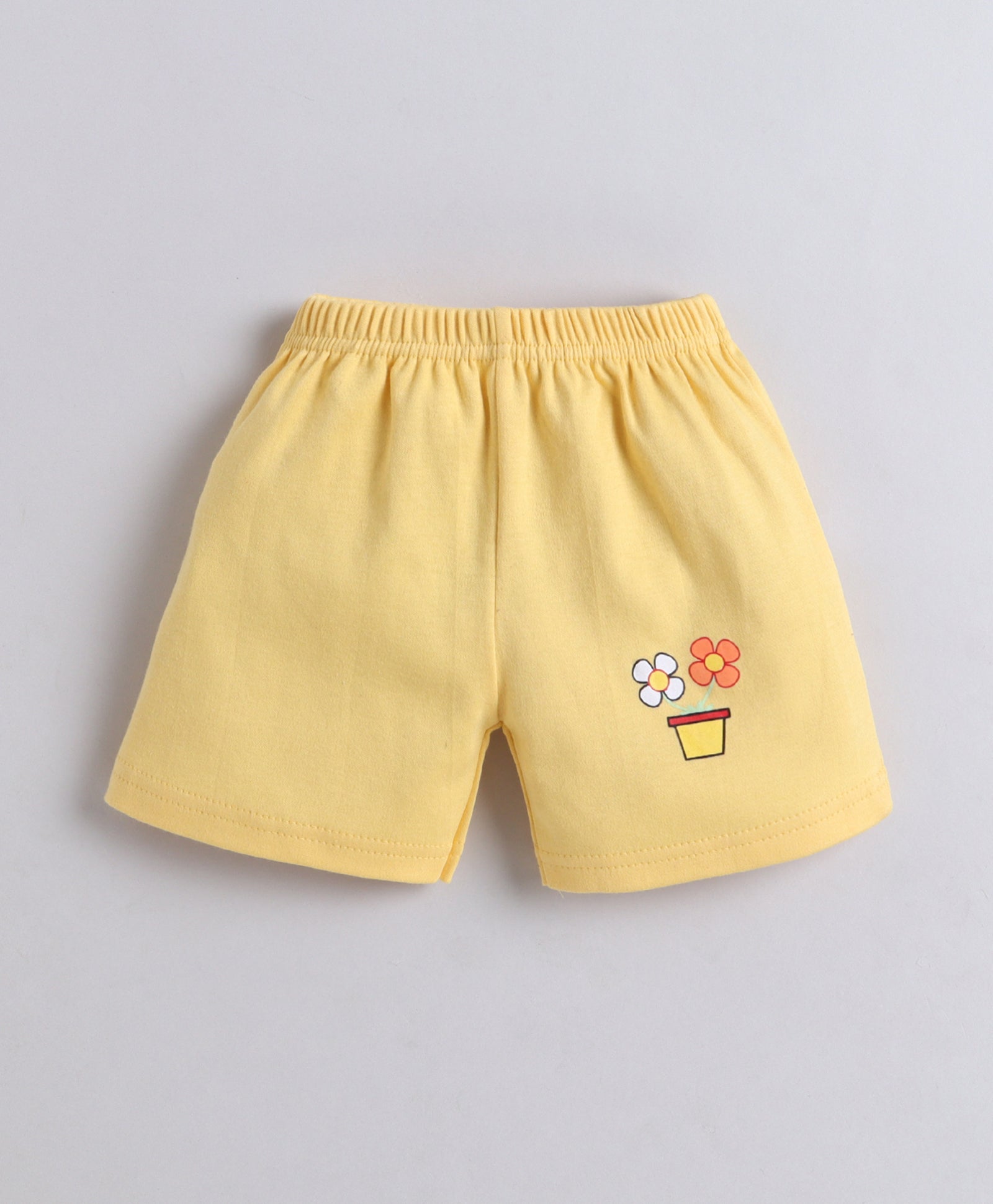 BUMZEE Orange & Yellow Girls Shorts Pack Of 4
