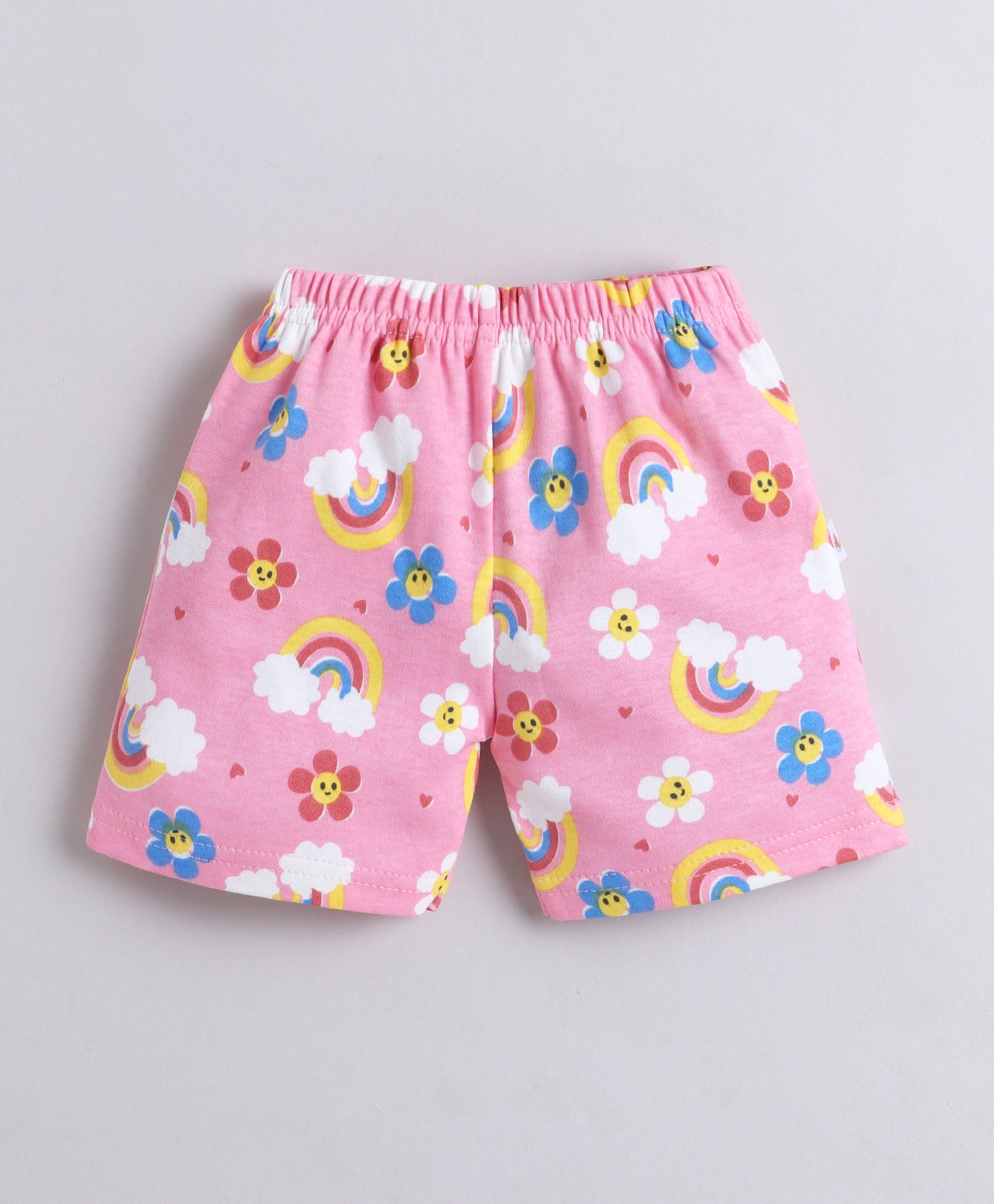 BUMZEE Orange & Yellow Girls Shorts Pack Of 4