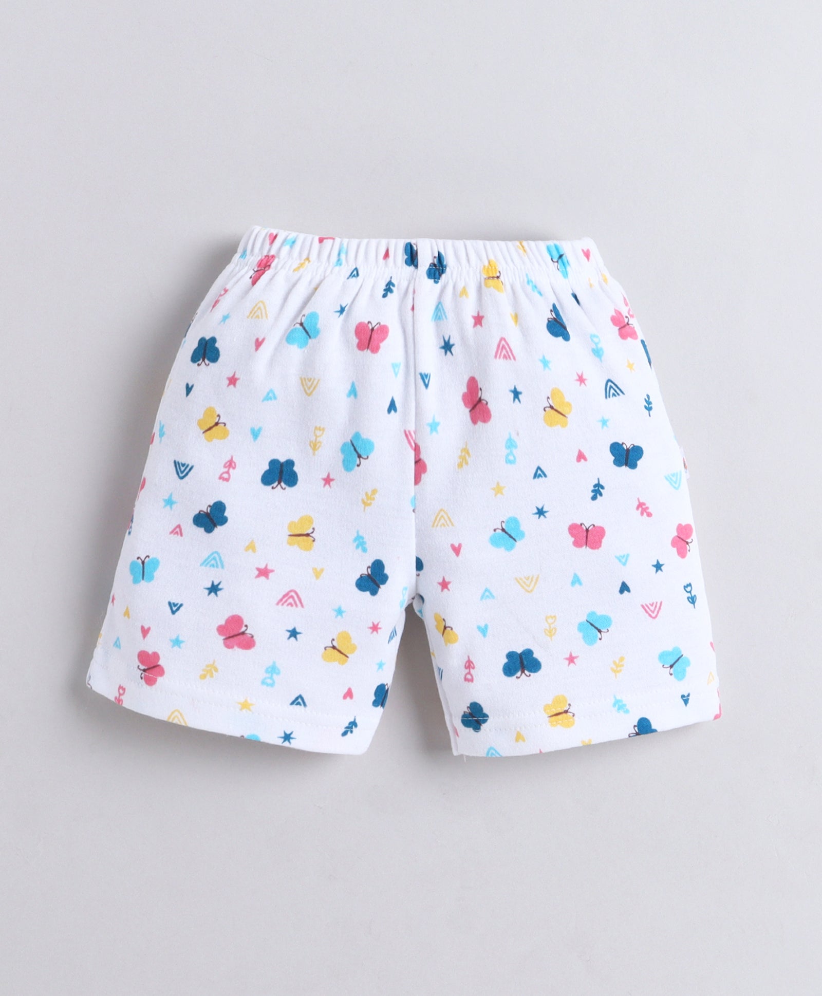 BUMZEE Pink & Mint Green Girls Shorts Pack Of 4