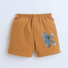 BUMZEE Blue & Mustard Boys Shorts Pack Of 2