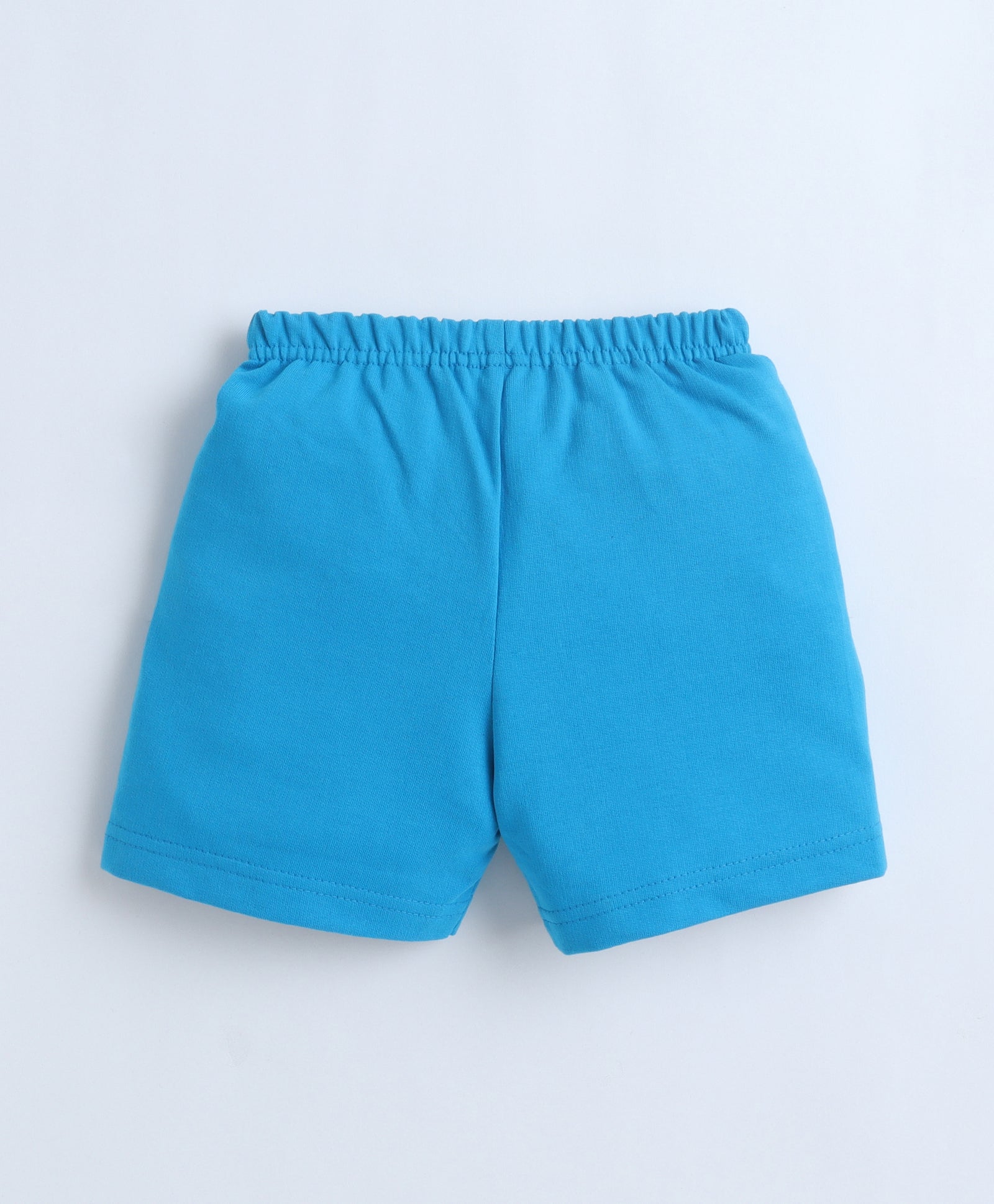BUMZEE Blue & Mustard Boys Shorts Pack Of 2