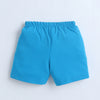 BUMZEE Blue & Mustard Boys Shorts Pack Of 2
