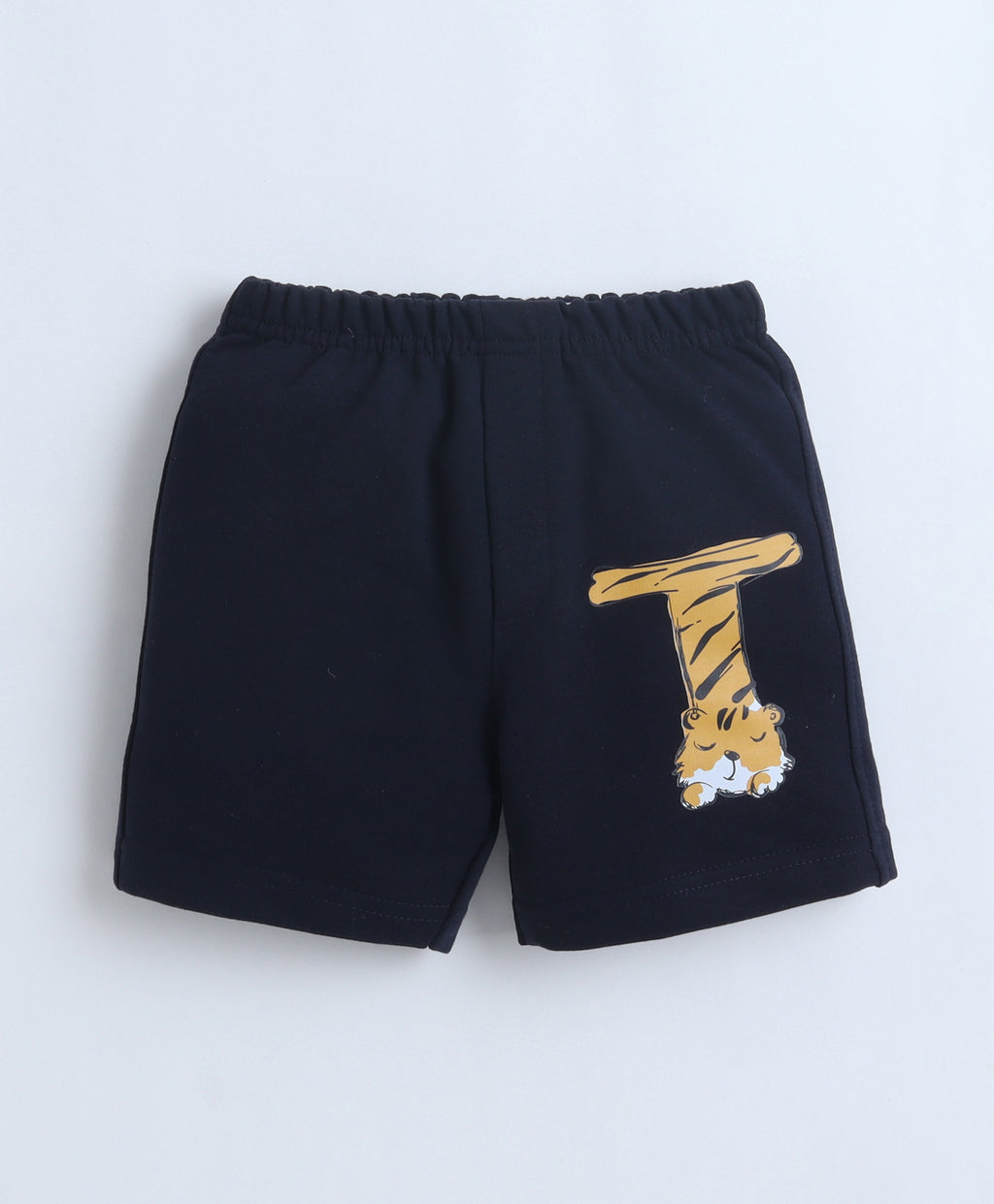 Bumzee Black & Beige Shorts, Pack of 2, 100% Cotton