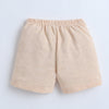 BUMZEE Beige & Navy Boys Shorts Pack Of 2