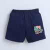BUMZEE Beige & Navy Boys Shorts Pack Of 2