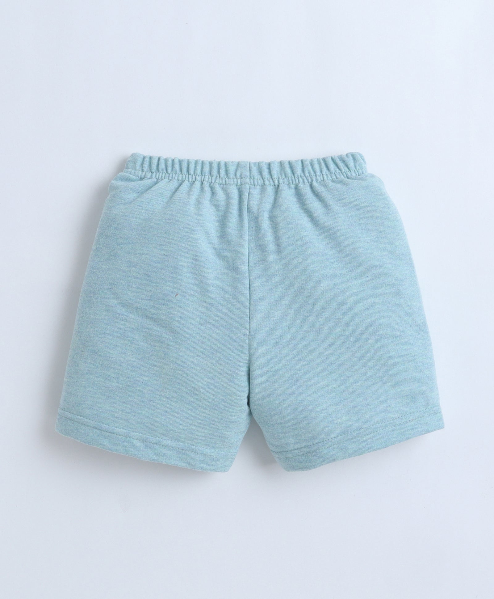 BUMZEE Red & Sea Green Boys Shorts Pack Of 2