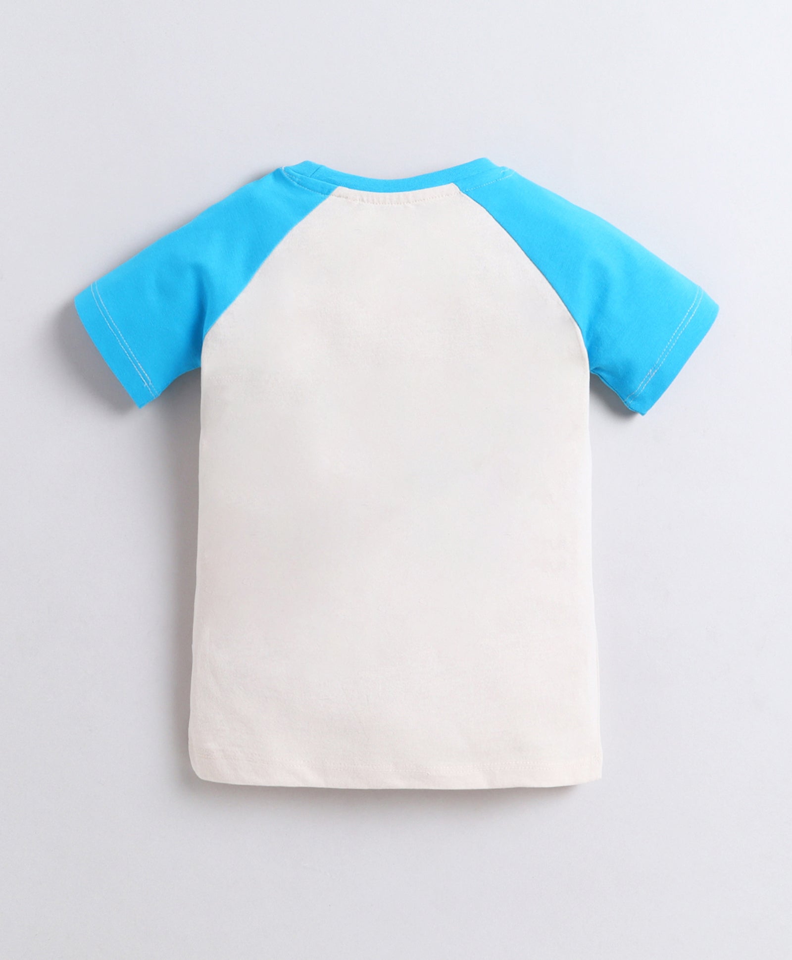BUMZEE Beige & Brick Red Boys Half Sleeves Cotton T-Shirts Pack Of 2
