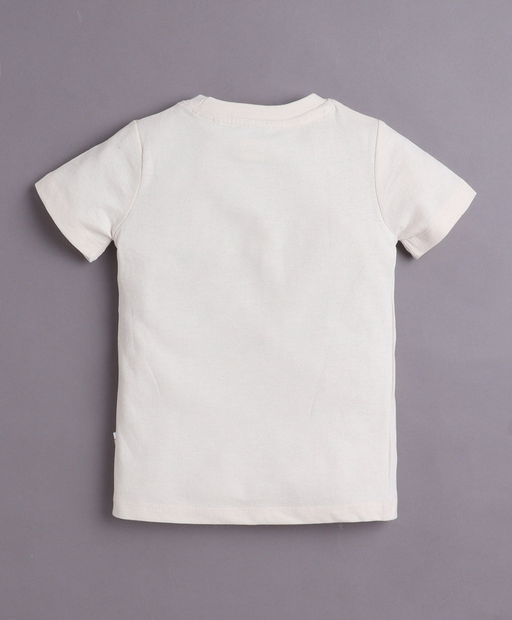 Bumzee Beige & Navy Animal Print T-Shirt, Pack of 2, Half Sleeves, 100% Cotton