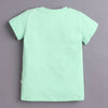 BUMZEE Peach & Green Girls Half Sleeves Cotton T-Shirts Pack Of 2