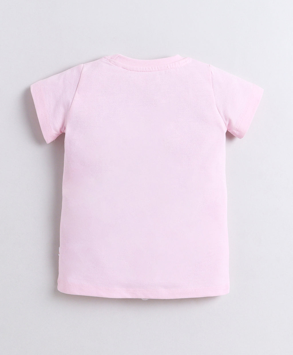 Bumzee Pink & Black Animal Print T-Shirt, Pack of 2, Half Sleeves, 100% Cotton