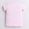 BUMZEE Pink & Black Girls Half Sleeves Cotton T-Shirts Pack Of 2
