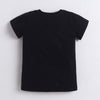 BUMZEE Pink & Black Girls Half Sleeves Cotton T-Shirts Pack Of 2
