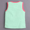 BUMZEE Green & Pink Girls Sleeveless Cotton T-Shirts Pack Of 2