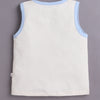 BUMZEE Beige & Coral Girls Sleeveless Cotton T-Shirts Pack Of 2