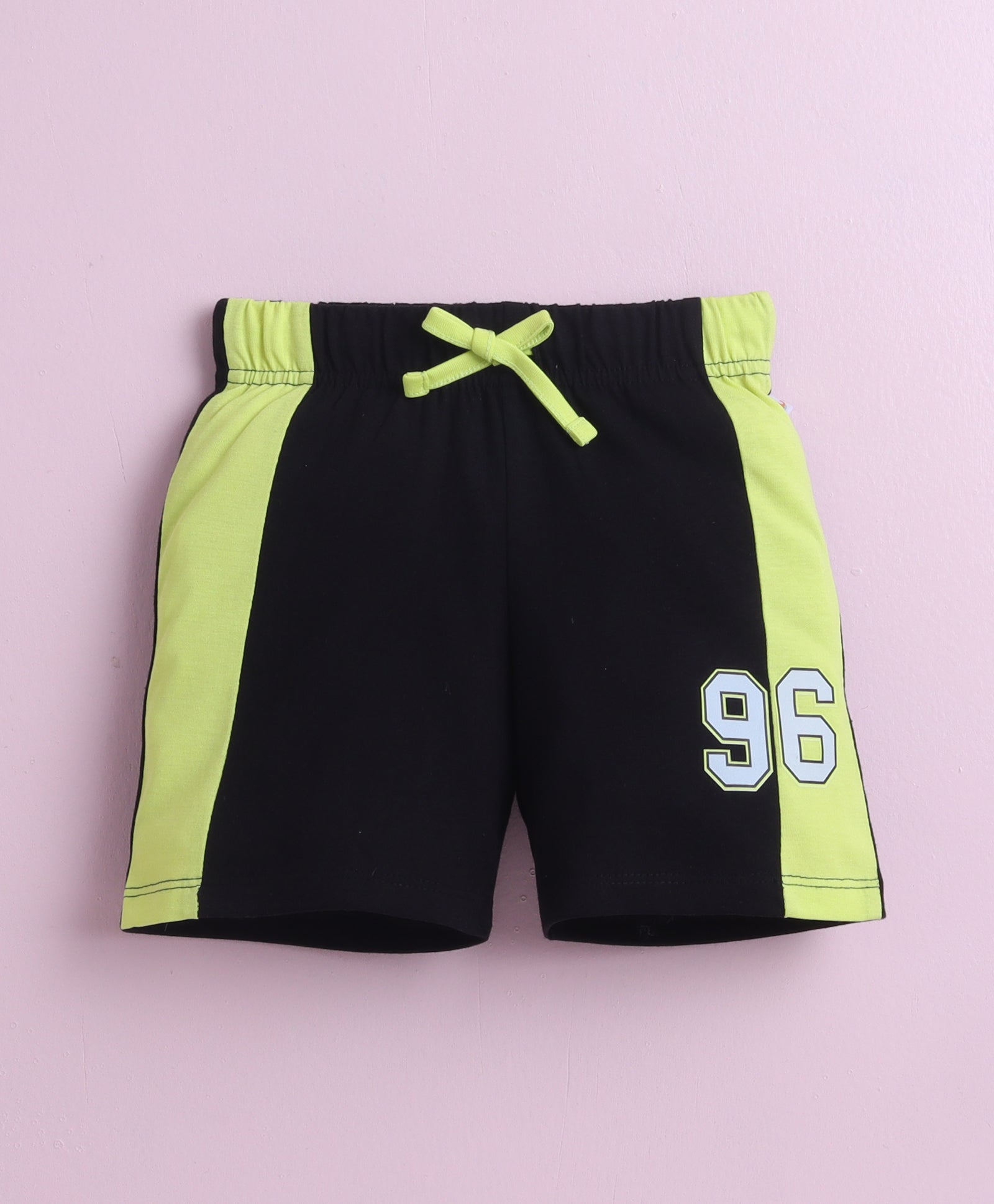 BUMZEE White & Black Boys Sleeveless T-Shirt & Short Set