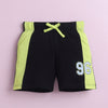 BUMZEE White & Black Boys Sleeveless T-Shirt & Short Set