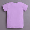 BUMZEE Purple & Coral Girls Half Sleeves T-Shirt & Short Set