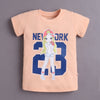 Peach Girls Half Sleeves T-Shirt & Short Set