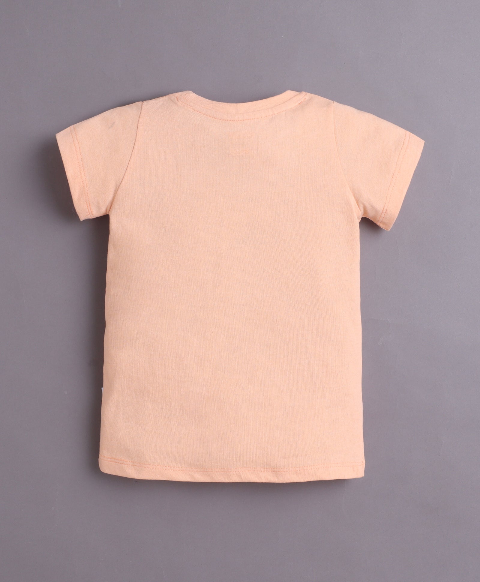 Peach Girls Half Sleeves T-Shirt & Short Set