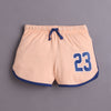 Peach Girls Half Sleeves T-Shirt & Short Set