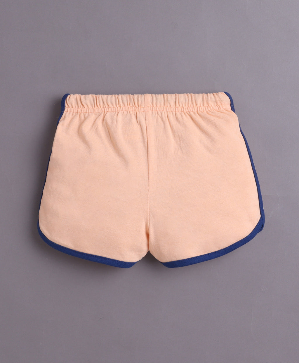 Bumzee Peach Graphic Print T-Shirt & Short Set, Half Sleeves, 100% Cotton (Style Peb11340)
