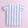BUMZEE White & Lavender Girls Half Sleeves T-Shirt & Short Set