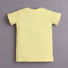 BUMZEE Yellow & Purple Girls Half Sleeves T-Shirt & Short Set