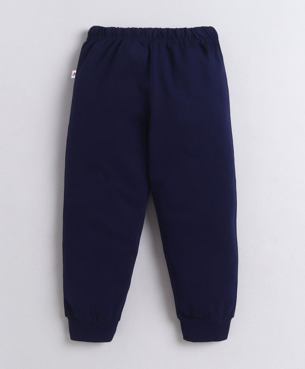 Bumzee Navy & Grey Graphic Print T-Shirt & Pyjama Set, Half Sleeves, 100% Cotton