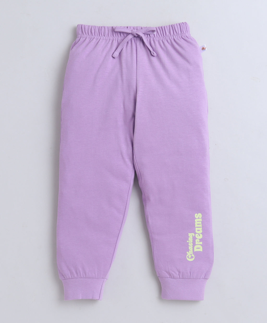 Bumzee Lilac Animal Print T-Shirt & Pyjama Set, Full Sleeves, 100% Cotton (Style Peb11345)