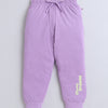 Lilac Girls Full Sleeves Cotton T-Shirt & Pyjama Set