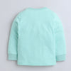 Green Girls Full Sleeves Cotton T-Shirt & Pyjama Set