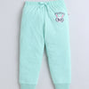 Green Girls Full Sleeves Cotton T-Shirt & Pyjama Set