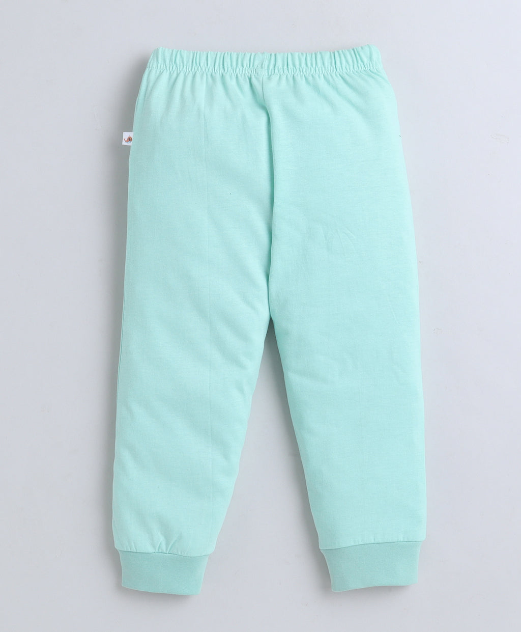 Bumzee Green Animal Print T-Shirt & Pyjama Set, Full Sleeves, 100% Cotton (Style Peb11347)