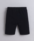 Bumzee Black Cycling Shorts, Pack of 3, 100% Cotton