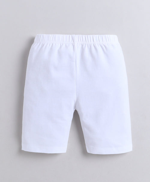 Girls 100% Cotton Solid Cycling Shorts for Everyday Comfort - Grey & Black