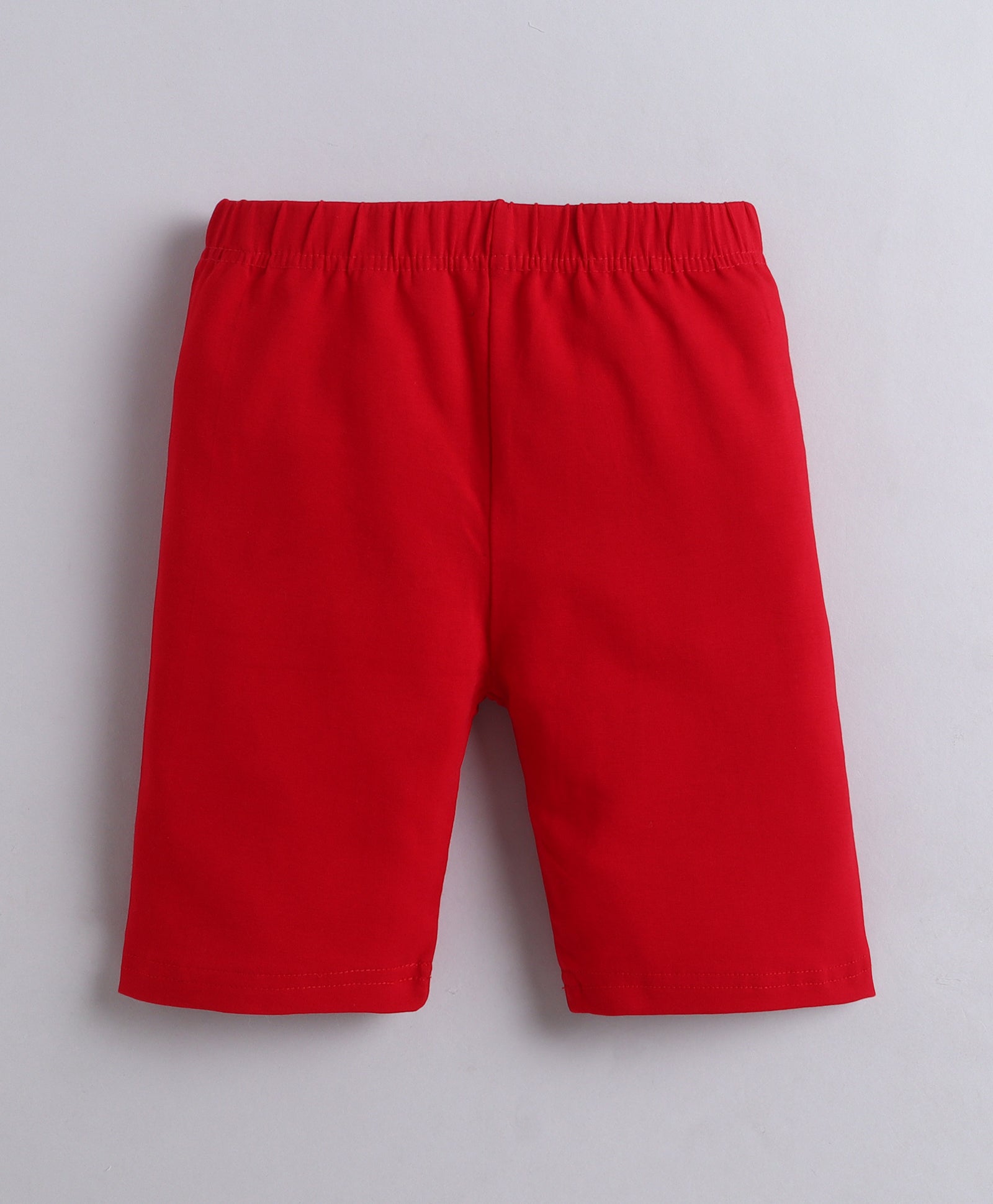 Black & Red Girls Cotton Cycling Short Pack of 2