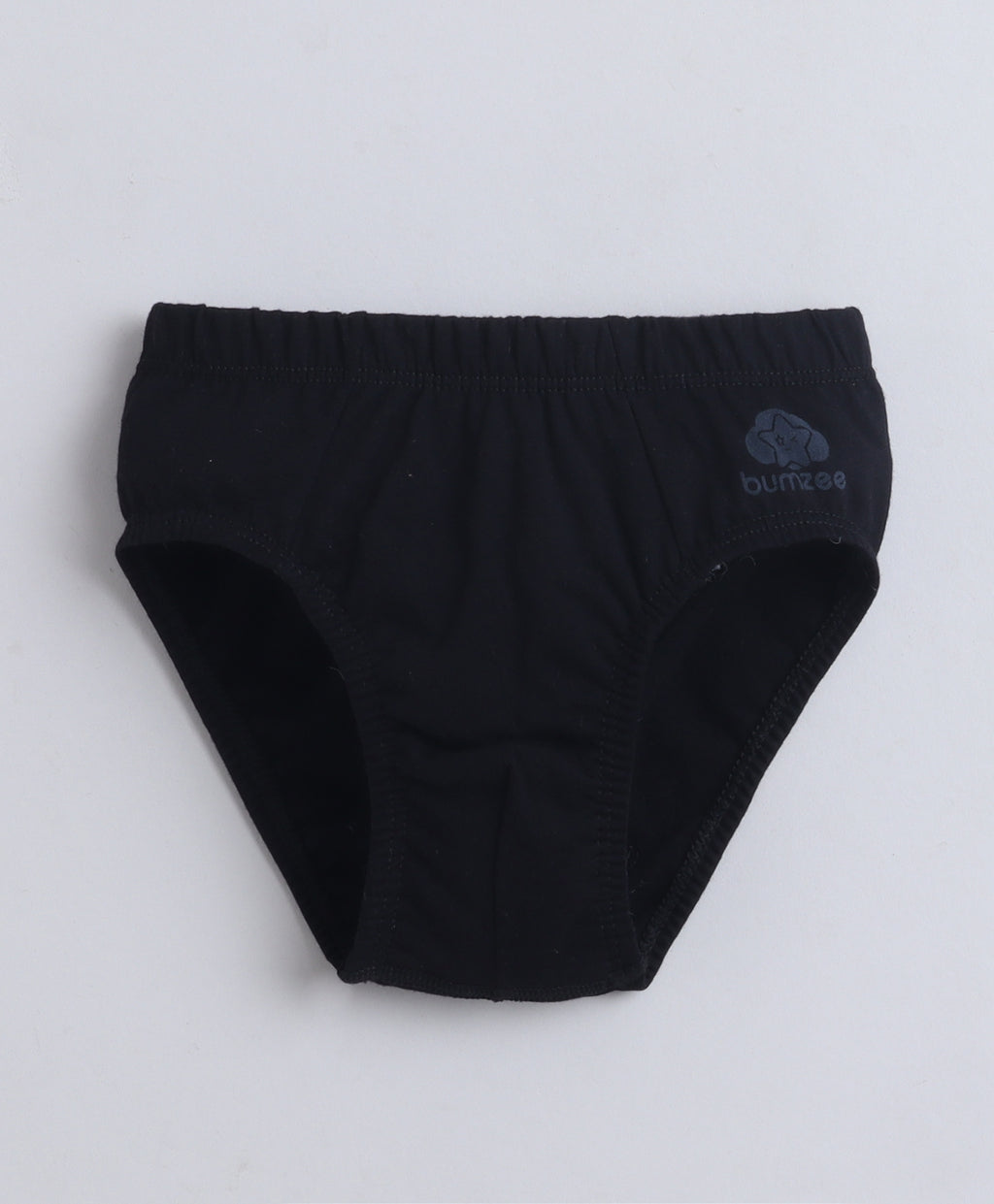 Bumzee Red & Black Briefs, Pack of 3, Compact Cotton
