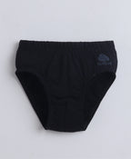 Bumzee Red & Black Briefs, Pack of 3, Compact Cotton