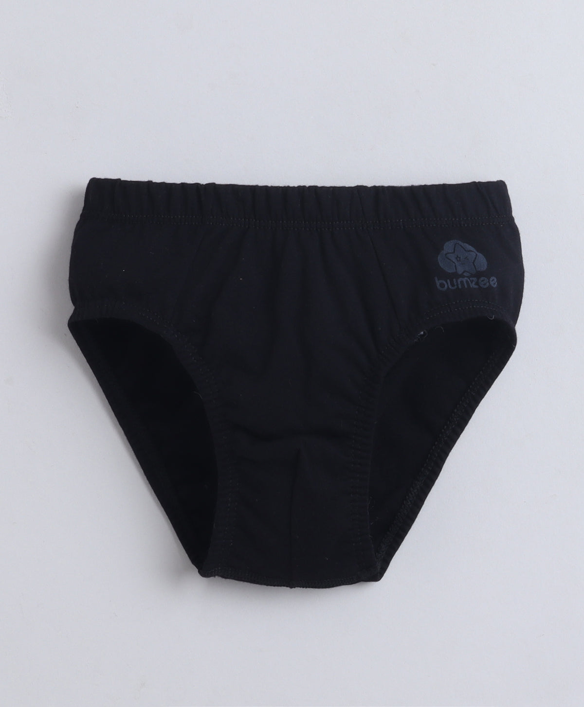 Bumzee Red & Black Briefs, Pack of 3, Compact Cotton