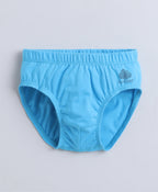 Bumzee Blue & Yellow Briefs, Pack of 3, Compact Cotton (Style Peb11368)