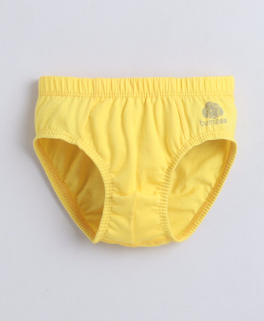 Bumzee Blue & Yellow Briefs, Pack of 3, Compact Cotton (Style Peb11368)