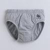 Red & Grey Boys Compact Cotton Briefs Pack of 3