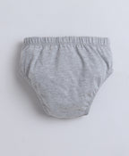 Bumzee Red & Grey Briefs, Pack of 3, Compact Cotton