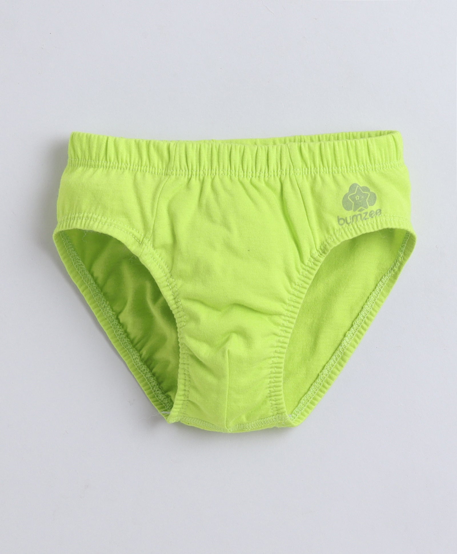 Green & Navy Boys Compact Cotton Briefs Pack of 3