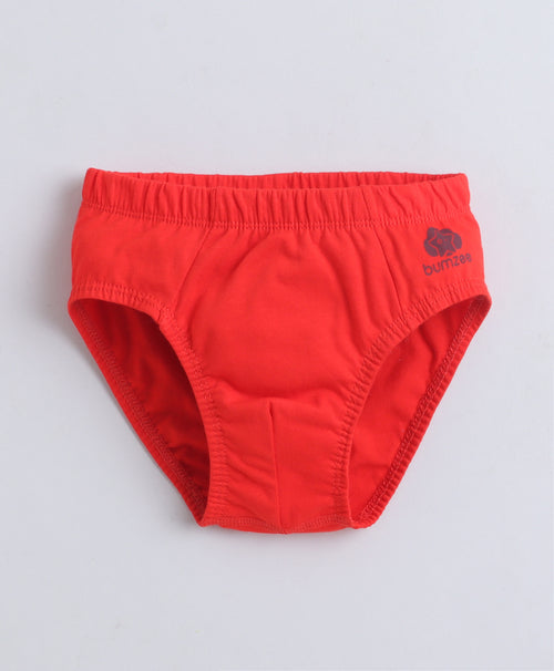 Blue & Navy Boys Compact Cotton Briefs Pack of 3