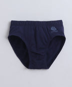 Bumzee Blue & Navy Briefs, Pack of 3, Compact Cotton