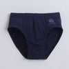 Blue & Navy Boys Compact Cotton Briefs Pack of 3