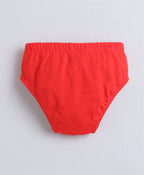 Bumzee Red & Yellow Briefs, Pack of 3, Compact Cotton