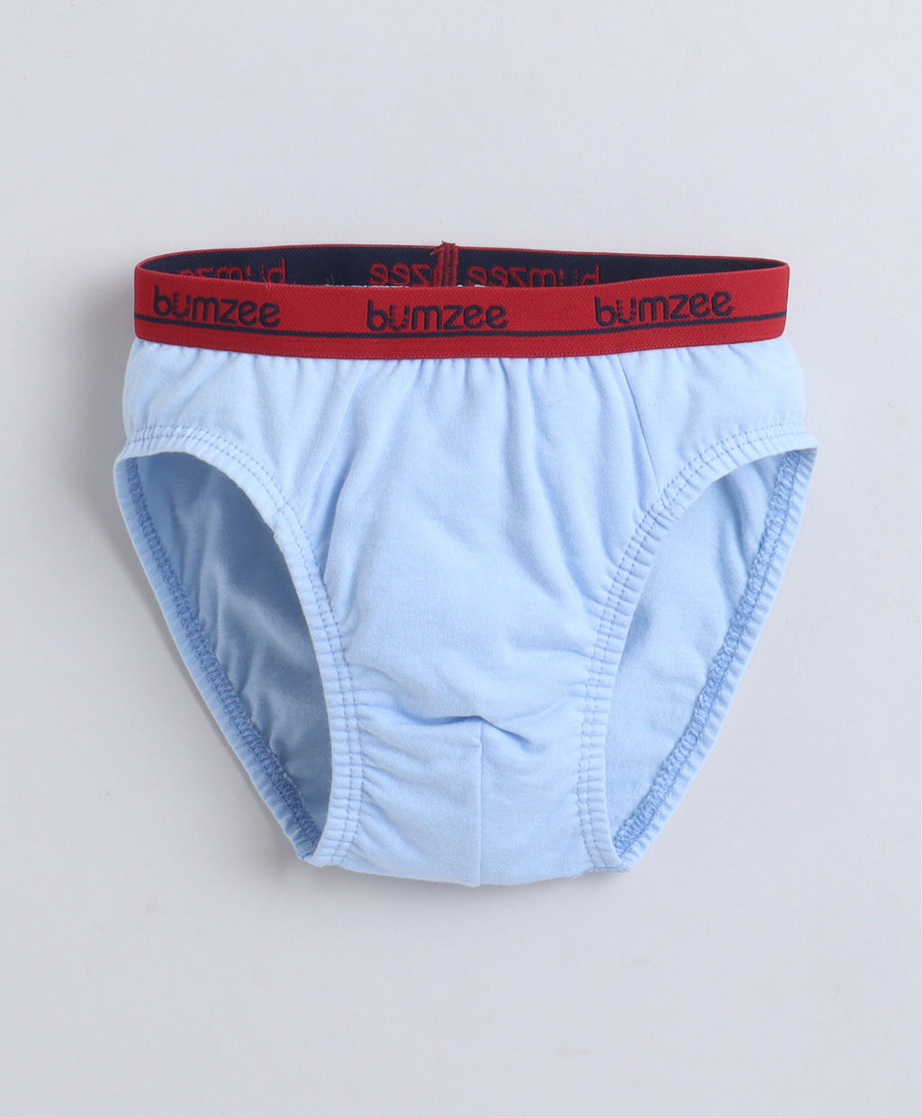 Bumzee Blue & Black Briefs, Pack of 3, Compact Cotton